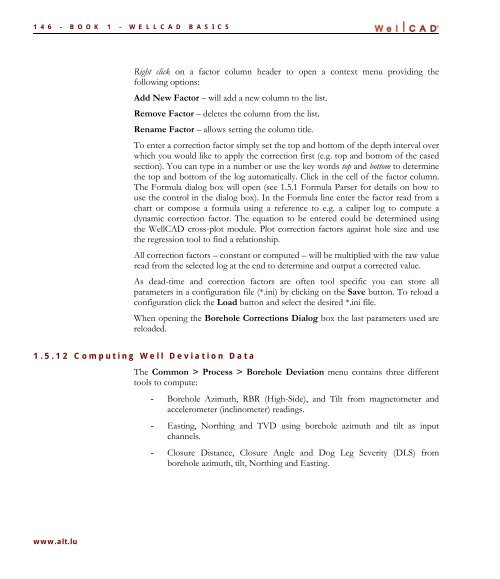 WellCAD Basics - Advanced Logic Technology