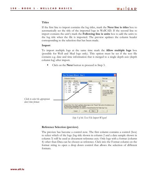 WellCAD Basics - Advanced Logic Technology