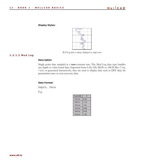 WellCAD Basics - Advanced Logic Technology