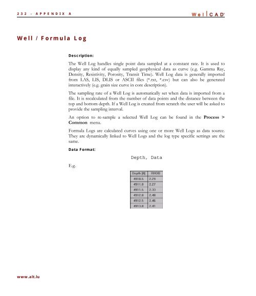 WellCAD Basics - Advanced Logic Technology