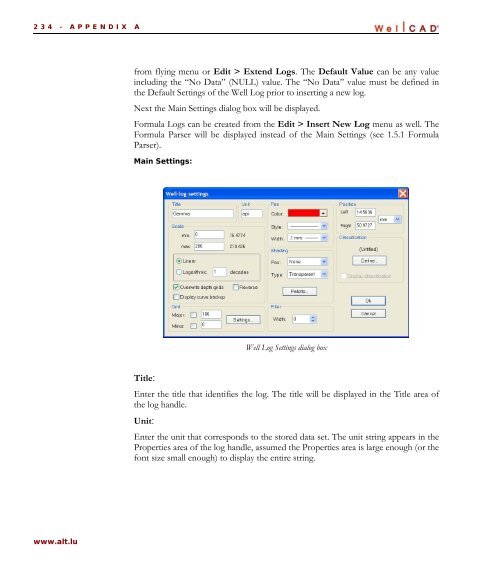 WellCAD Basics - Advanced Logic Technology