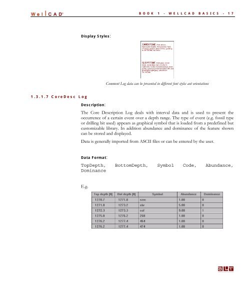 WellCAD Basics - Advanced Logic Technology