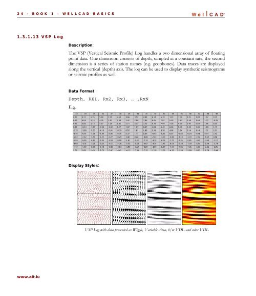 WellCAD Basics - Advanced Logic Technology