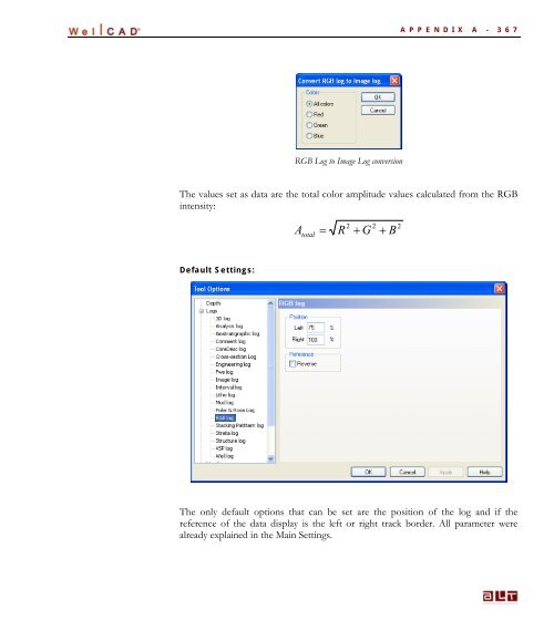 WellCAD Basics - Advanced Logic Technology