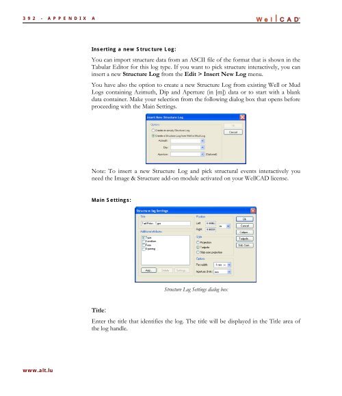 WellCAD Basics - Advanced Logic Technology