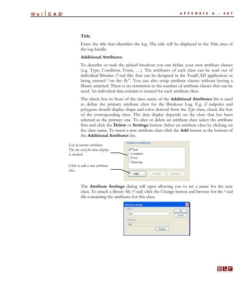 WellCAD Basics - Advanced Logic Technology