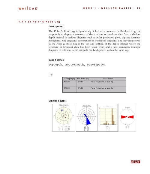 WellCAD Basics - Advanced Logic Technology