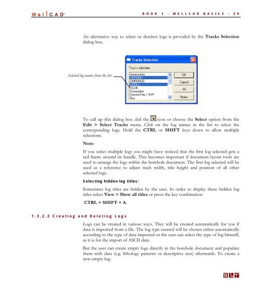 WellCAD Basics - Advanced Logic Technology