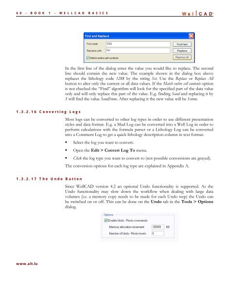 WellCAD Basics - Advanced Logic Technology