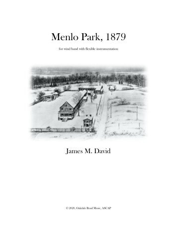 Menlo Park, 1879 - Score