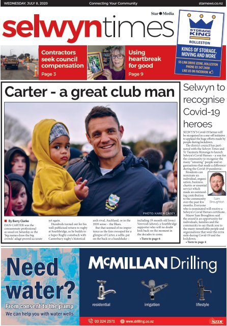 Selwyn Times: July 08, 2020
