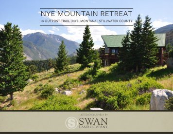 Nye Mountain Retreat Offering Brochure