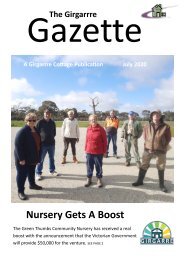 Girgarre Gazette July 2020