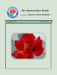 The American Rose Society - Paul Zimmerman Roses