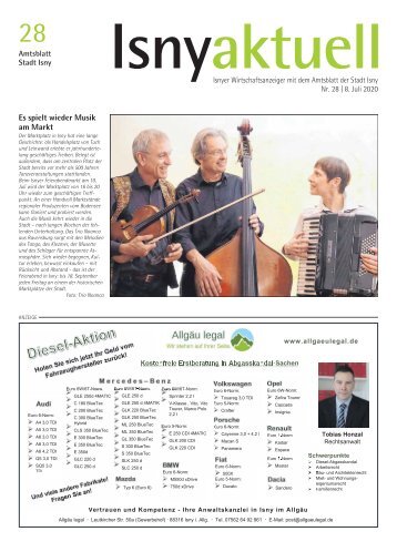 Isny Aktuell 08.07.2020