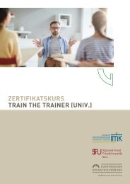 Zertifikatskurs Train the Trainer