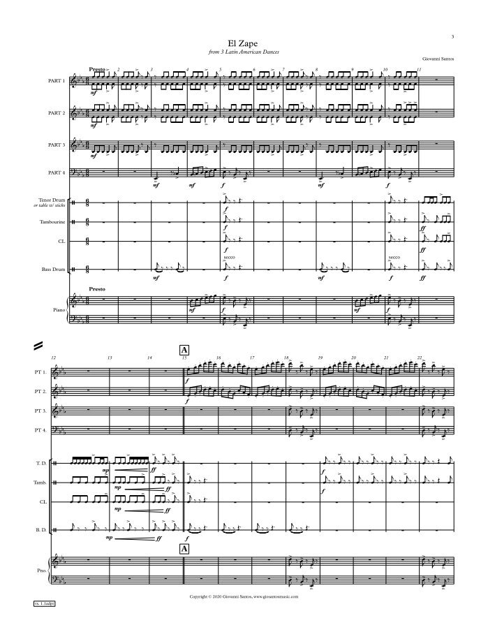 El Zape (Score Only) | Murphy Music Press, LLC