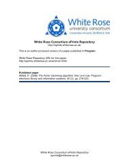 The Porter Stemming Algorithm: Then and Now - White Rose ...