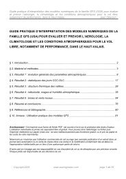 Guide pratique d'interprétation des modèles - Soaringmeteo