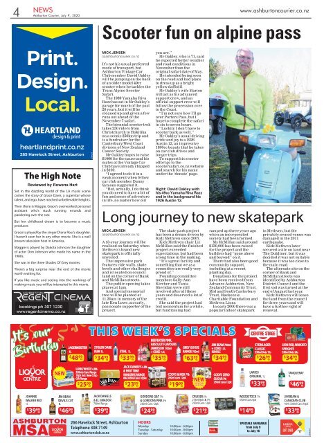 Ashburton Courier: July 09, 2020