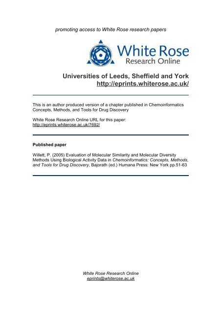 7692_willet.pdf (PDF) - White Rose Research Online