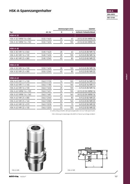 REGO-FIX Main Catalogue GERMAN