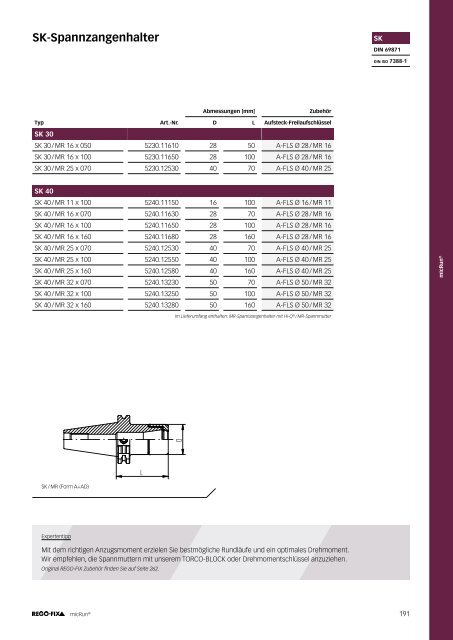 REGO-FIX Main Catalogue GERMAN