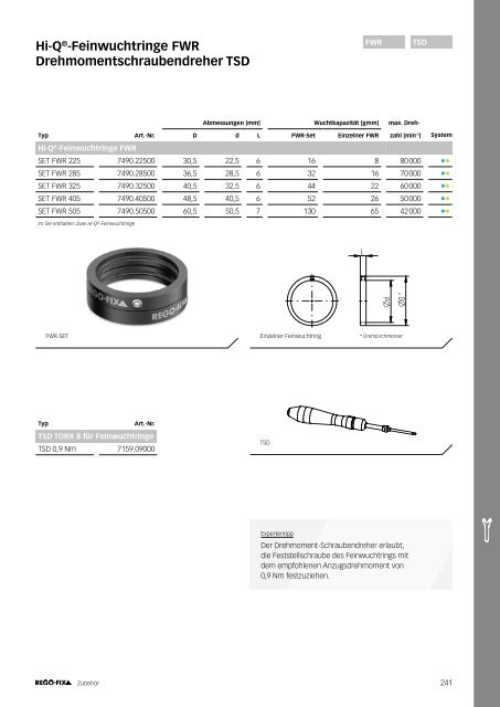 REGO-FIX Main Catalogue GERMAN