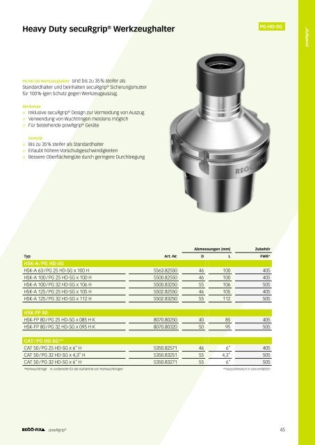 REGO-FIX Main Catalogue GERMAN