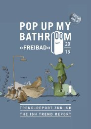 Trendbook Pop up my  my Bathroom - Freibad | Issue 01/ 2015 ISH 2015  