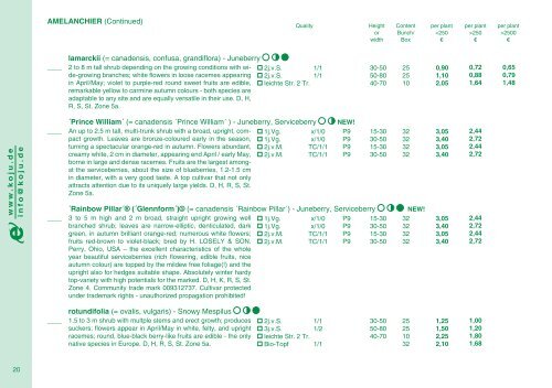 Catalog 2011/12 - Kordes-Jungpflanzen