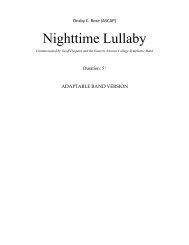 Nighttime Lullaby (Flex Version) - Score