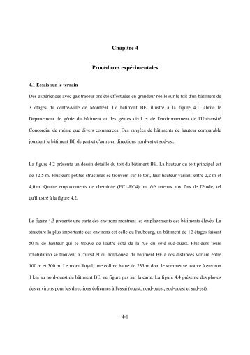 Influence de la hauteur et de l'emplacement des cheminées et ... - Irsst