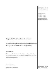 Regionaler Wachstumskern Eberswalde - Ministerium für Wirtschaft ...