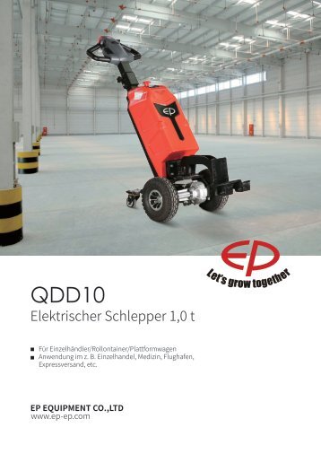 EP Elektro Geh Schlepper QDD10 DE