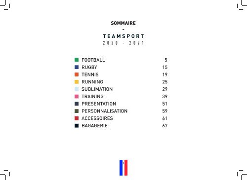 CATALOGUE LECOQ SPORTIF TEAMSPORT 2020-2021 