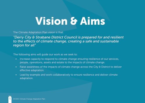 Derry City and Strabane District CouncilClimate Change Adaptation Plan 2020-2025