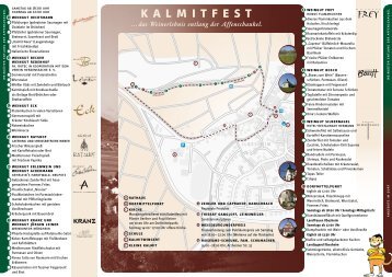 kalmitfest - Weingut Hechtmann