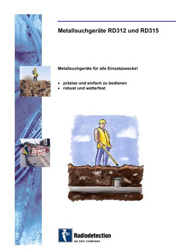 Metallsuchgeräte RD312 und RD315 - Cft