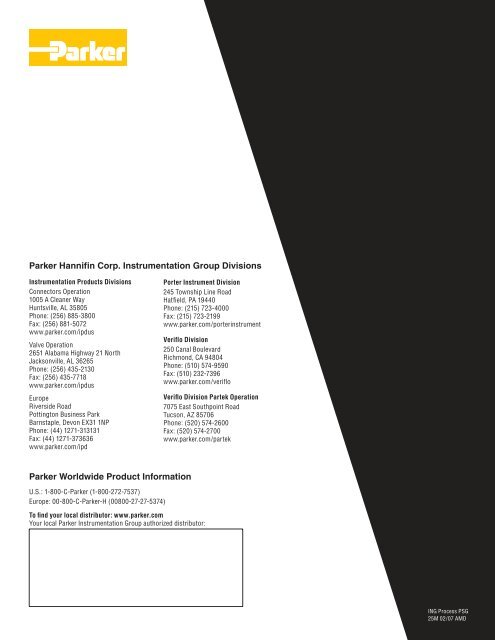 Instrumentation Process Control - AR Thomson Group