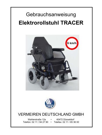 Elektrorollstuhl TRACER - RoTec Leipzig