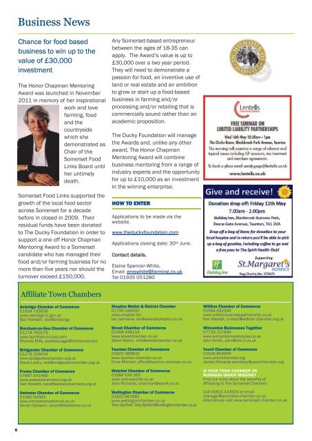 May 2012 - Somerset Chamber of Commerce