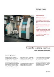 Horizontal balancing machines - MLT