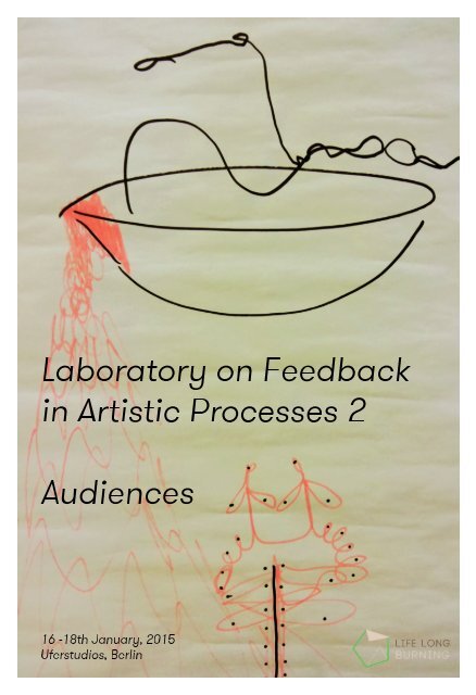 Laboratory on Feedback in Artistic Processes 2