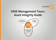 HSSE Management Tours - BG Group