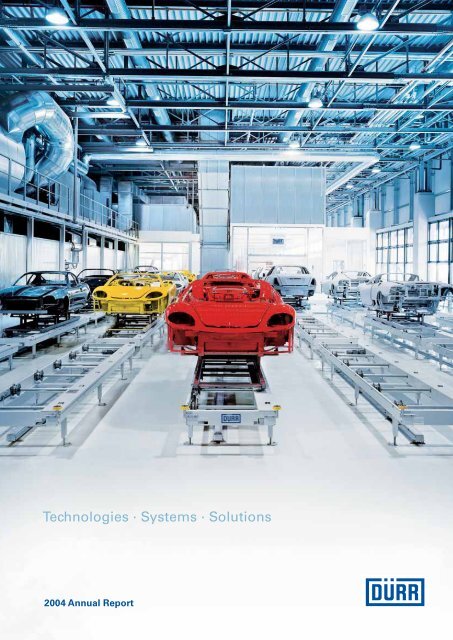 Technologies · Systems · Solutions - Dürr