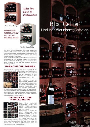 10 Bloc Cellier Standard