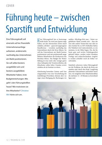 Fuehrungkraeftetraining magazintraining vom Juni ... - Careercenter