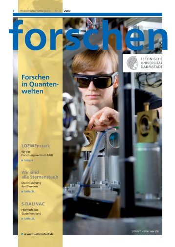 forschen 1/2009 - Forschungscluster «Nuclear and Radiation Science