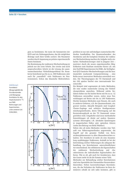 forschen 1/2009 - Forschungscluster «Nuclear and Radiation Science